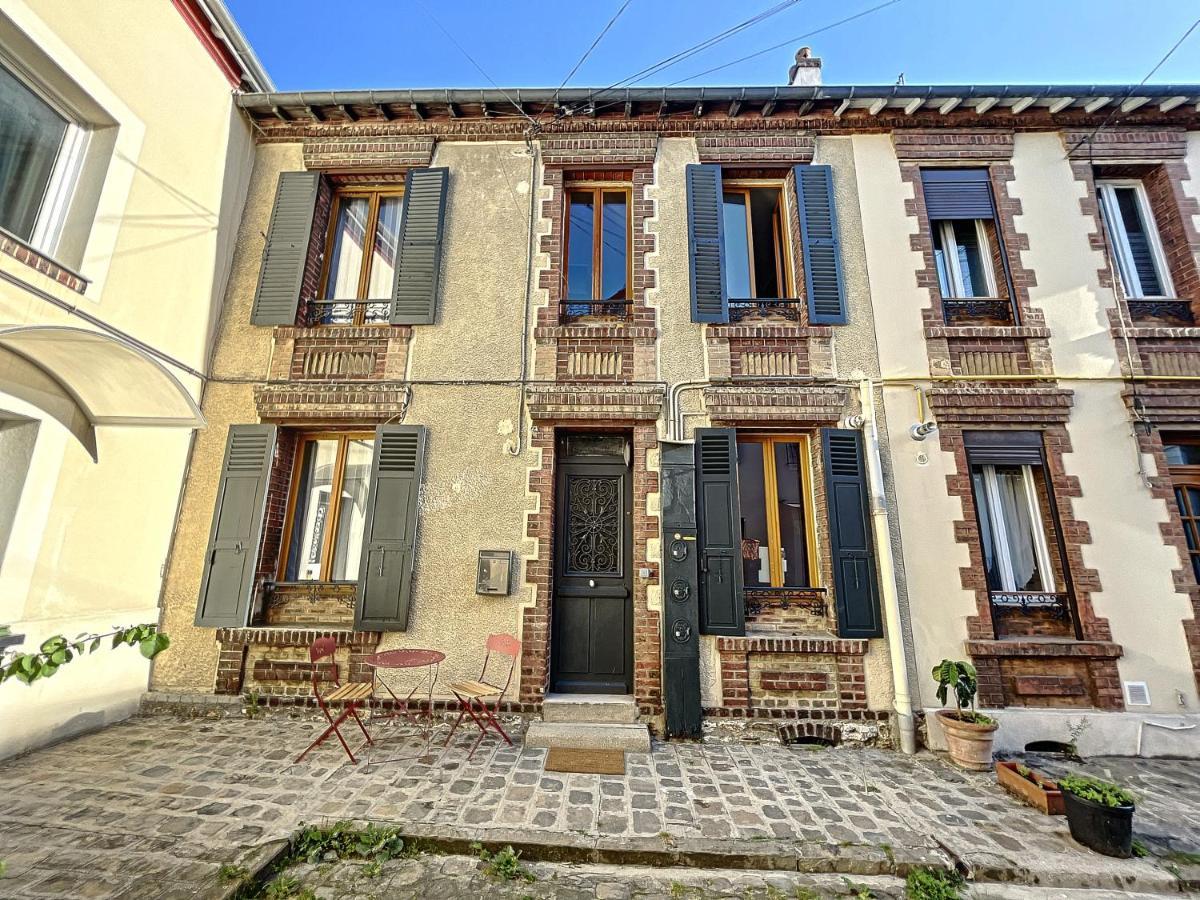 Maison De Ville - Paris En 15 Mn ! - 4 Pers- 1 Bebe - Vintage & Music ! Groslay Kültér fotó